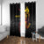Personalized Papua New Guinea Milne Bay Window Curtain Bagi Necklace Mix Lime Pot Grunge
