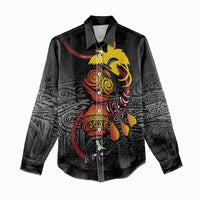 Personalized Papua New Guinea Milne Bay Women Casual Shirt Bagi Necklace Mix Lime Pot Grunge