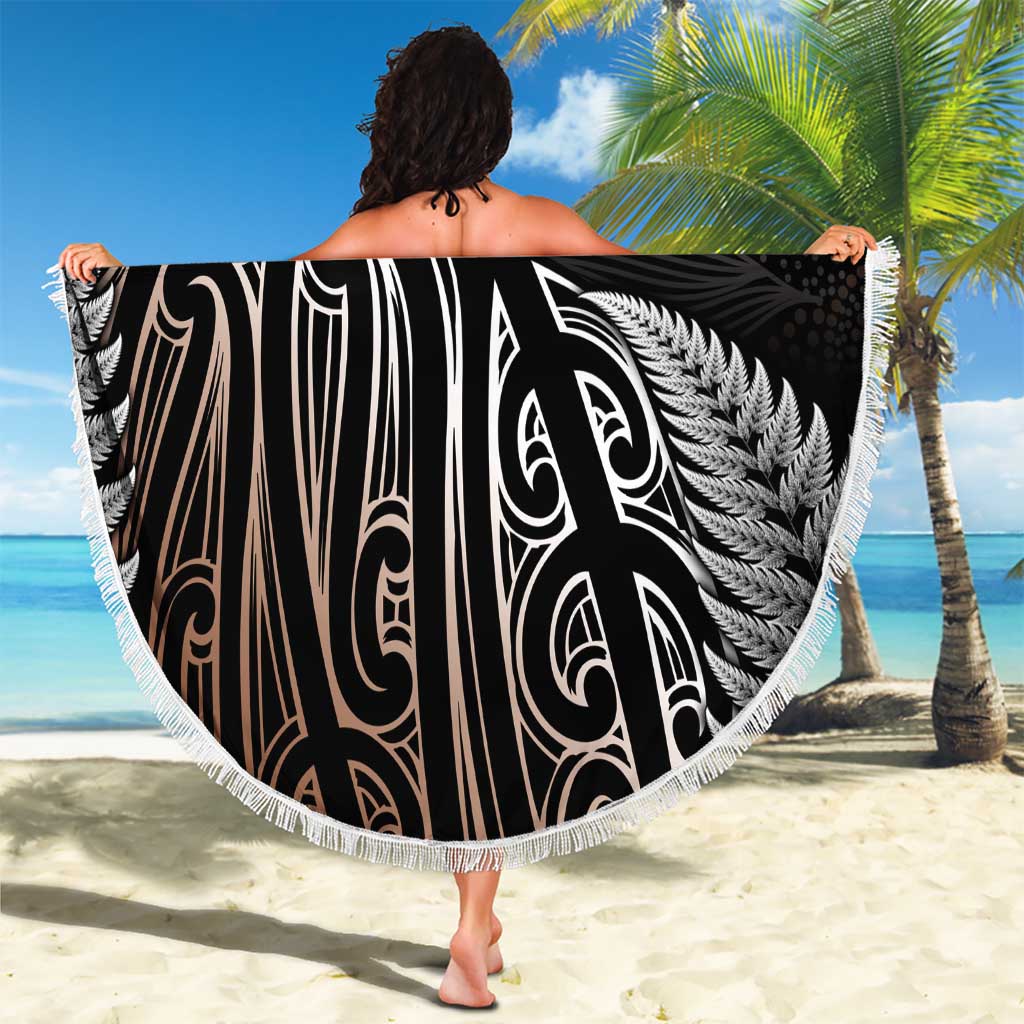 Aotearoa Maori - Australia Indigenous Beach Blanket Koiri Whakairo Mix Aboriginal Art - Polynesian Pride