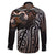 Aotearoa Maori - Australia Indigenous Family Matching Long Sleeve Bodycon Dress and Hawaiian Shirt Koiri Whakairo Mix Aboriginal Art - Polynesian Pride