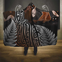 Aotearoa Maori - Australia Indigenous Hooded Blanket Koiri Whakairo Mix Aboriginal Art LT7 - Polynesian Pride