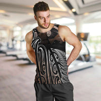 Aotearoa Maori - Australia Indigenous Men Tank Top Koiri Whakairo Mix Aboriginal Art - Polynesian Pride