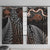 Aotearoa Maori - Australia Indigenous Window Curtain Koiri Whakairo Mix Aboriginal Art - Polynesian Pride