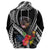 Personalised Polynesian Dog Hoodie Rottweiler With Polynesia Pattern Curve Style LT7 - Polynesian Pride