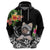 Personalised Polynesian Hoodie With Yorkshire Terrier Floral Style LT7 - Polynesian Pride