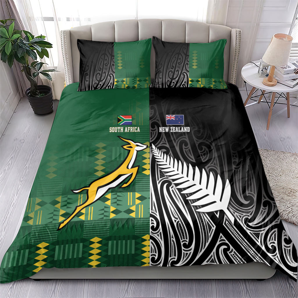 Rugby South Africa New Zealand Greatest Rivals Bedding Set Tribal Motifs LT7 - Polynesian Pride