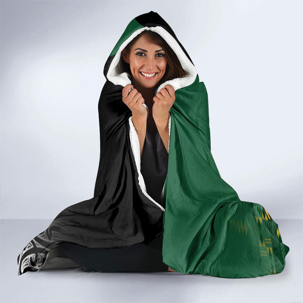 Rugby South Africa New Zealand Greatest Rivals Hooded Blanket Tribal Motifs LT7 - Polynesian Pride