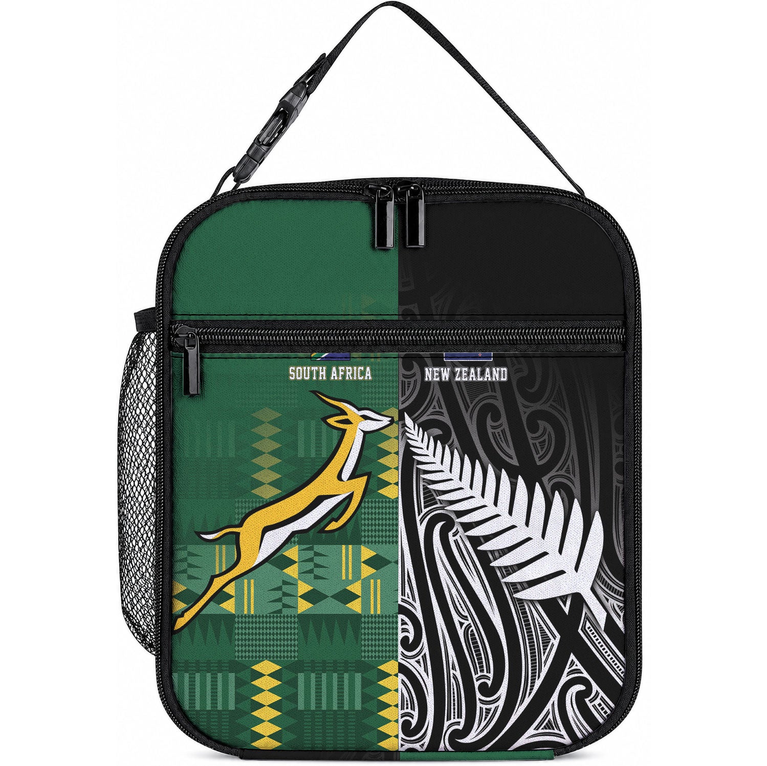 Rugby South Africa New Zealand Greatest Rivals Lunch Bag Tribal Motifs