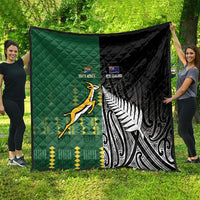 Rugby South Africa New Zealand Greatest Rivals Quilt Tribal Motifs LT7 - Polynesian Pride
