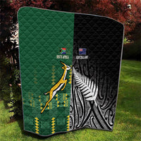 Rugby South Africa New Zealand Greatest Rivals Quilt Tribal Motifs LT7 - Polynesian Pride