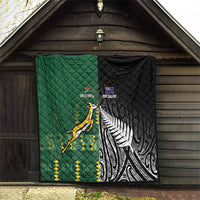 Rugby South Africa New Zealand Greatest Rivals Quilt Tribal Motifs LT7 - Polynesian Pride