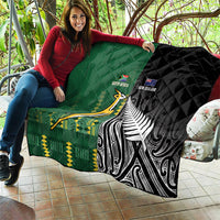 Rugby South Africa New Zealand Greatest Rivals Quilt Tribal Motifs LT7 - Polynesian Pride