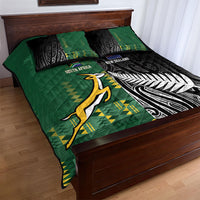 Rugby South Africa New Zealand Greatest Rivals Quilt Bed Set Tribal Motifs LT7 - Polynesian Pride