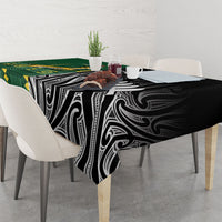 Rugby South Africa New Zealand Greatest Rivals Tablecloth Tribal Motifs LT7 - Polynesian Pride