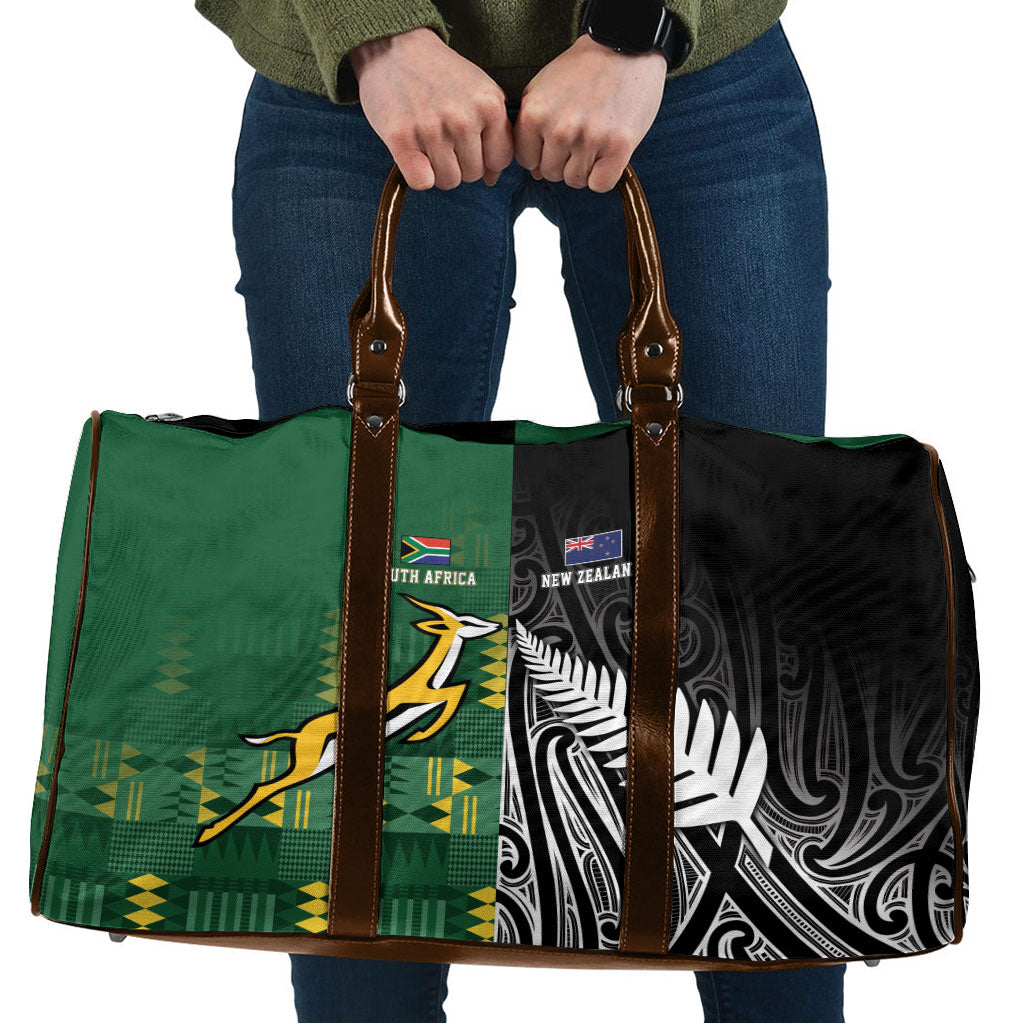 Rugby South Africa New Zealand Greatest Rivals Travel Bag Tribal Motifs LT7 Multicolor - Polynesian Pride