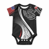 Aotearoa Maori Rugby Custom Baby Onesie Kapa O Pango