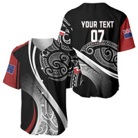 Aotearoa Maori Rugby Custom Baseball Jersey Kapa O Pango LT7 - Polynesian Pride