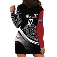 Aotearoa Maori Rugby Custom Hoodie Dress Kapa O Pango LT7 - Polynesian Pride