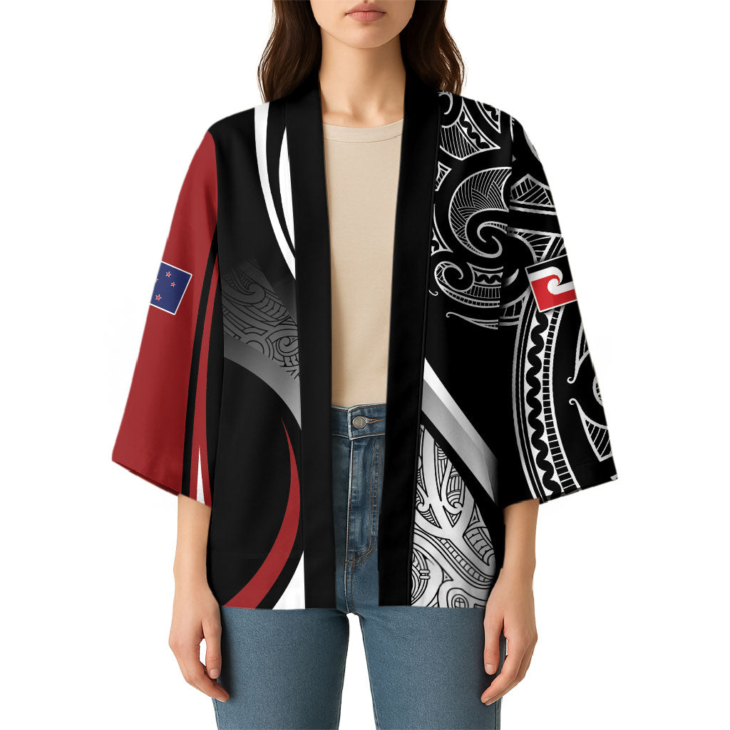 Aotearoa Maori Rugby Custom Kimono Kapa O Pango LT7 - Polynesian Pride