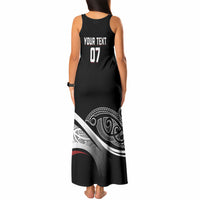 Aotearoa Maori Rugby Custom Tank Maxi Dress Kapa O Pango LT7 - Polynesian Pride