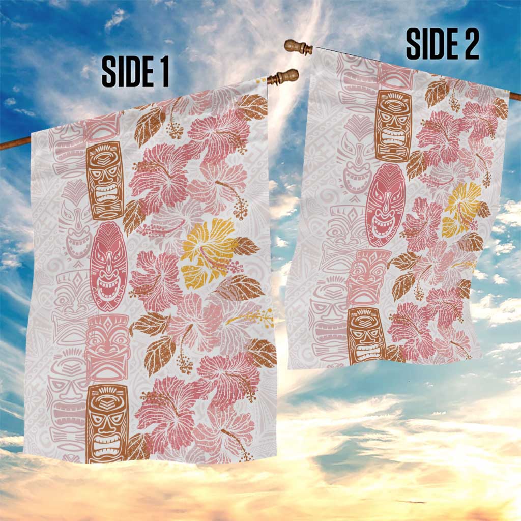 Christmas Aloha Hawaii Tiki Garden Flag Hibiscus Spring Colors - Polynesian Pride