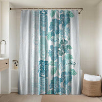 Christmas Aloha Hawaii Tiki Bathroom Set Hibiscus Summer Colors - Polynesian Pride