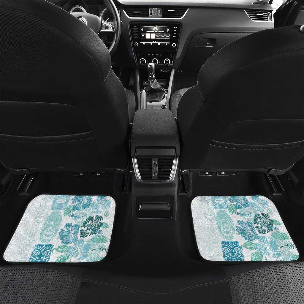 Christmas Aloha Hawaii Tiki Car Mats Hibiscus Summer Colors - Polynesian Pride