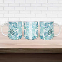 Christmas Aloha Hawaii Tiki Ceramic Mug Hibiscus Summer Colors - Polynesian Pride