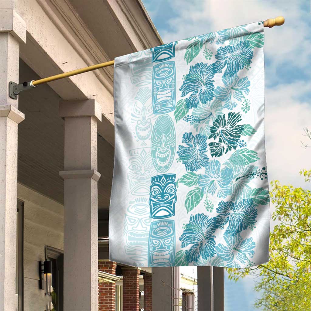 Christmas Aloha Hawaii Tiki Garden Flag Hibiscus Summer Colors - Polynesian Pride