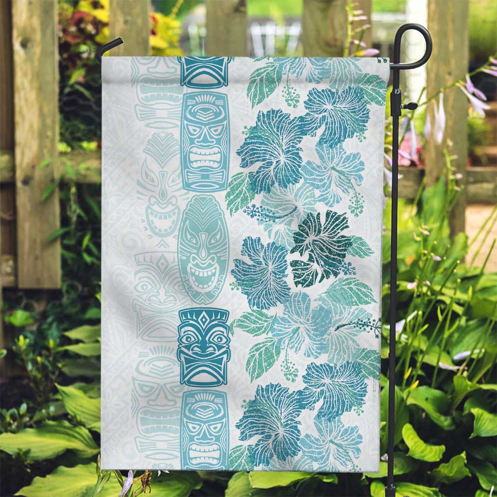 Christmas Aloha Hawaii Tiki Garden Flag Hibiscus Summer Colors - Polynesian Pride