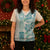 Christmas Aloha Hawaii Tiki Christmas Knitted V-Neck Vest Hibiscus Summer Colors - Polynesian Pride