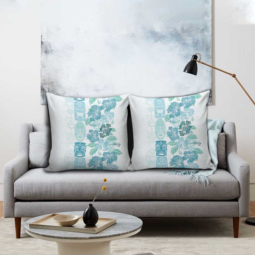 Christmas Aloha Hawaii Tiki Pillow Cover Hibiscus Summer Colors - Polynesian Pride