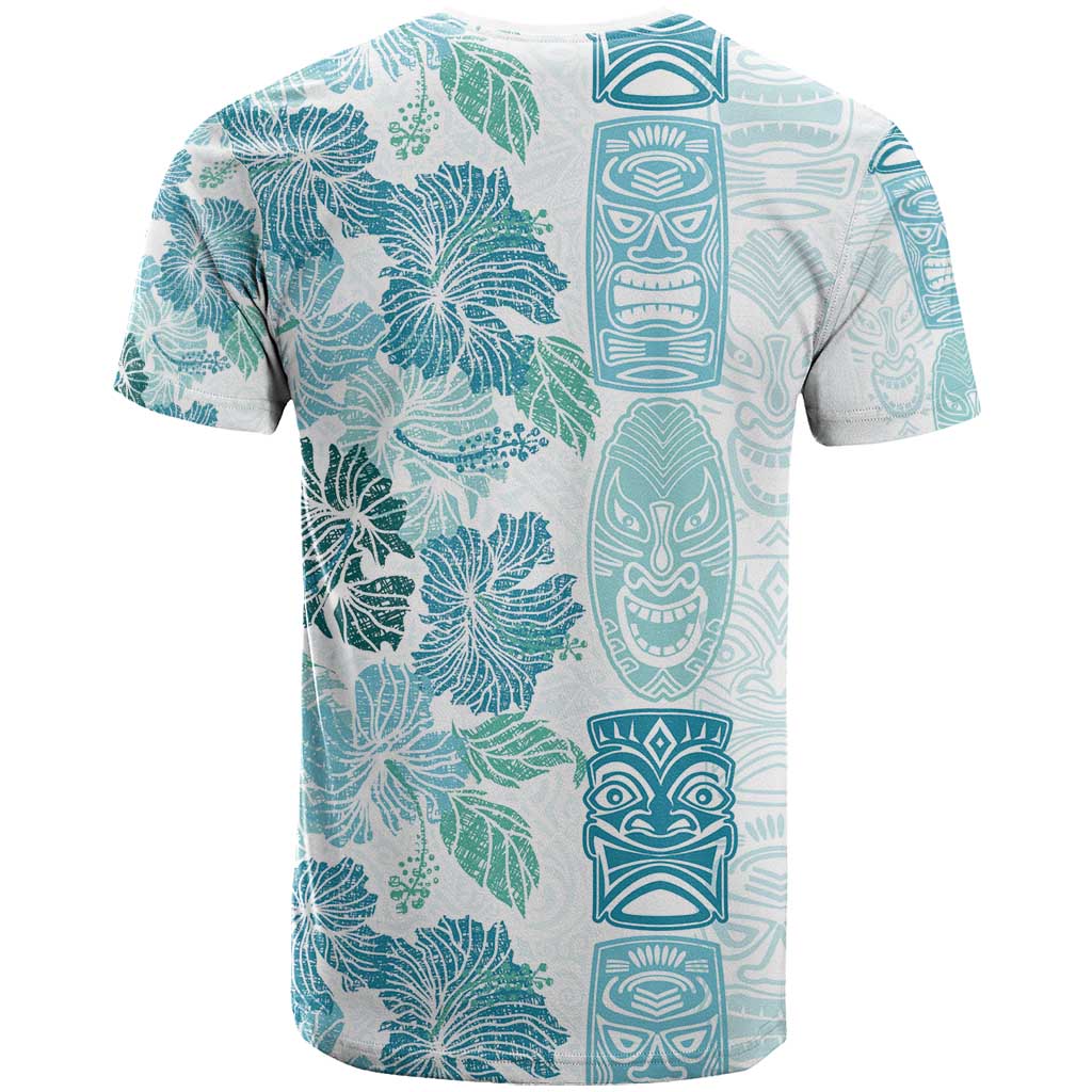 Christmas Aloha Hawaii Tiki T Shirt Hibiscus Summer Colors - Polynesian Pride