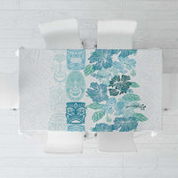 Christmas Aloha Hawaii Tiki Tablecloth Hibiscus Summer Colors - Polynesian Pride
