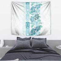 Christmas Aloha Hawaii Tiki Tapestry Hibiscus Summer Colors - Polynesian Pride