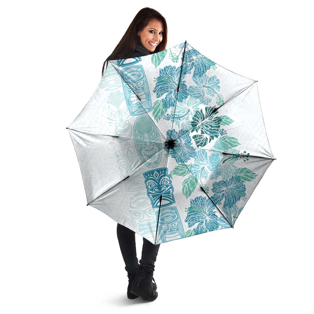 Christmas Aloha Hawaii Tiki Umbrella Hibiscus Summer Colors - Polynesian Pride