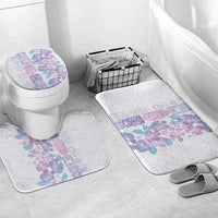 Christmas Aloha Hawaii Tiki Bathroom Set Hibiscus Winter Colors - Polynesian Pride