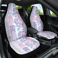 Christmas Aloha Hawaii Tiki Car Seat Cover Hibiscus Winter Colors - Polynesian Pride