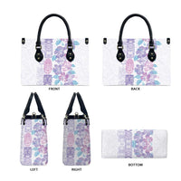 Christmas Aloha Hawaii Tiki Leather Bag Hibiscus Winter Colors - Polynesian Pride