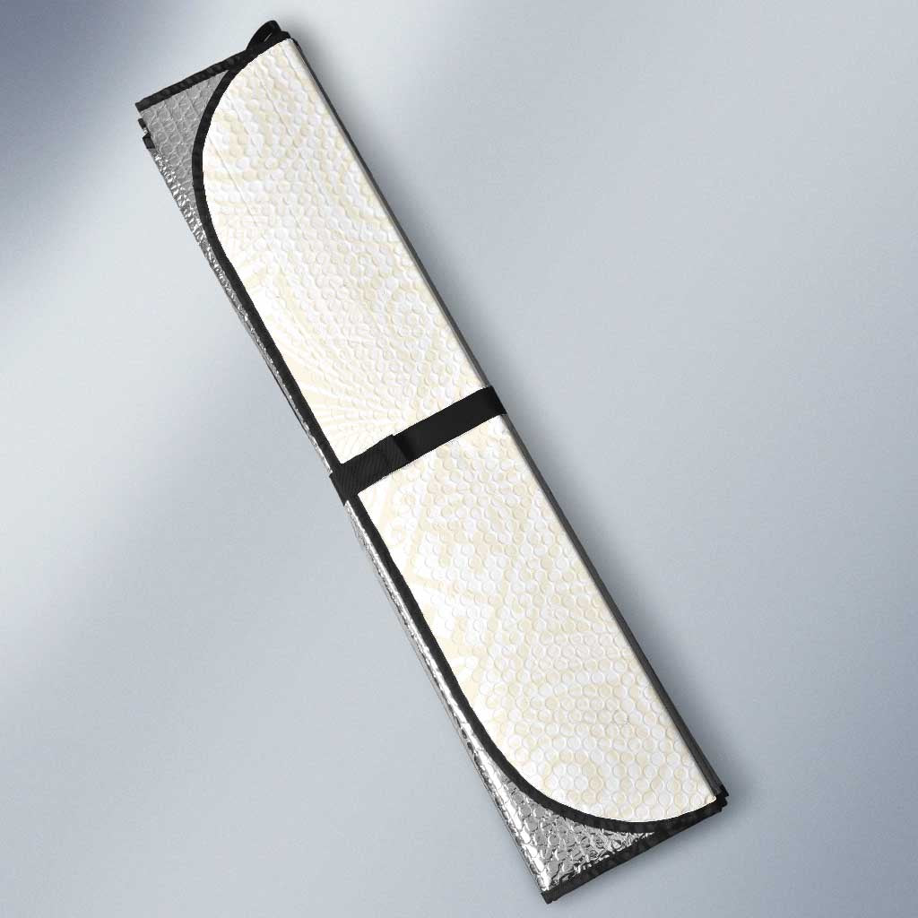 Christmas Aloha Hawaii Tiki Auto Sun Shade Hibiscus Autumn Colors - Polynesian Pride