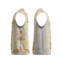 Christmas Aloha Hawaii Tiki Christmas Knitted V-Neck Vest Hibiscus Autumn Colors - Polynesian Pride