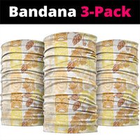 Christmas Aloha Hawaii Tiki Neck Gaiter Hibiscus Autumn Colors - Polynesian Pride