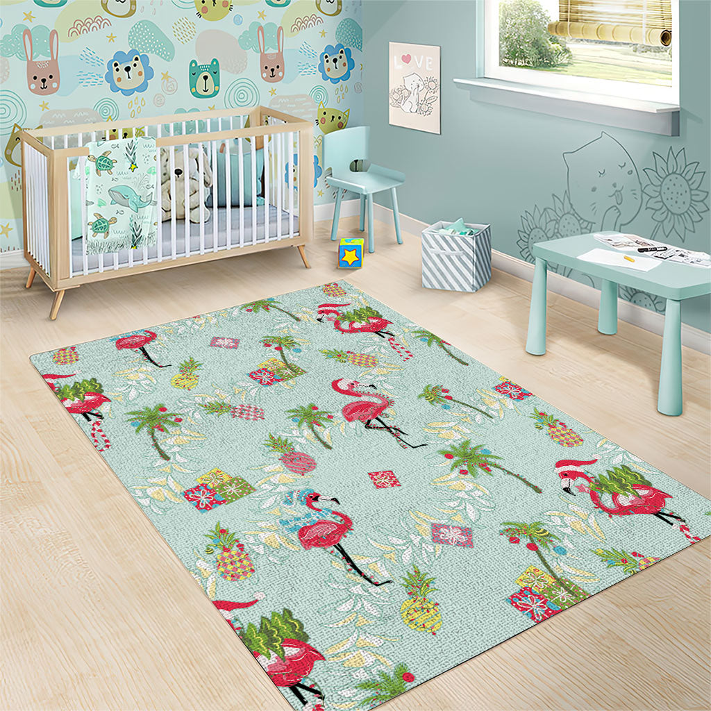 Aloha Hawaii Christmas Seamless Area Rug Plumeria Lei LT7 - Polynesian Pride