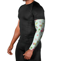 Aloha Hawaii Christmas Seamless Arm Sleeves Plumeria Lei LT7 - Polynesian Pride