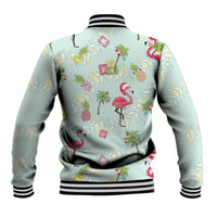 Aloha Hawaii Christmas Seamless Baseball Jacket Plumeria Lei LT7 - Polynesian Pride