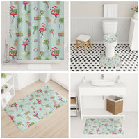 Aloha Hawaii Christmas Seamless Bathroom Set Plumeria Lei LT7 - Polynesian Pride