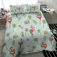Aloha Hawaii Christmas Seamless Bedding Set Plumeria Lei LT7 - Polynesian Pride