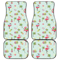 Aloha Hawaii Christmas Seamless Car Mats Plumeria Lei LT7 - Polynesian Pride