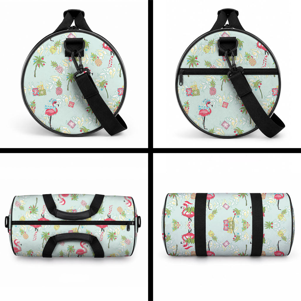 Aloha Hawaii Christmas Seamless Duffle Bag Plumeria Lei LT7 - Polynesian Pride