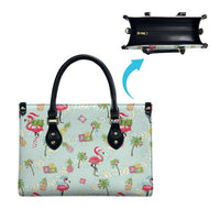Aloha Hawaii Christmas Seamless Leather Bag Plumeria Lei LT7 - Polynesian Pride
